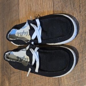 Gypsy jazz black shoes women